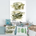 thumbnail image 3 of Designart 'Abstract Clouds In Dark Green II' Modern Framed Art Print, 3 of 4