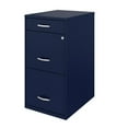 thumbnail image 3 of UrbanPro Metal Navy Filing Cabinet Vertical 3-Drawers 27.32" Assembled, 3 of 6