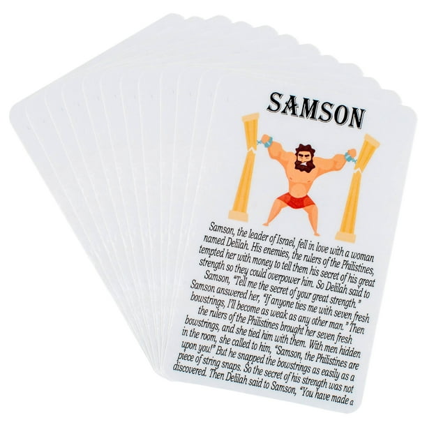 Samson Scripture White 3 5 X 2 5 Cardstock Keepsake Bookmarks Pack Of 12 Walmart Com Walmart Com