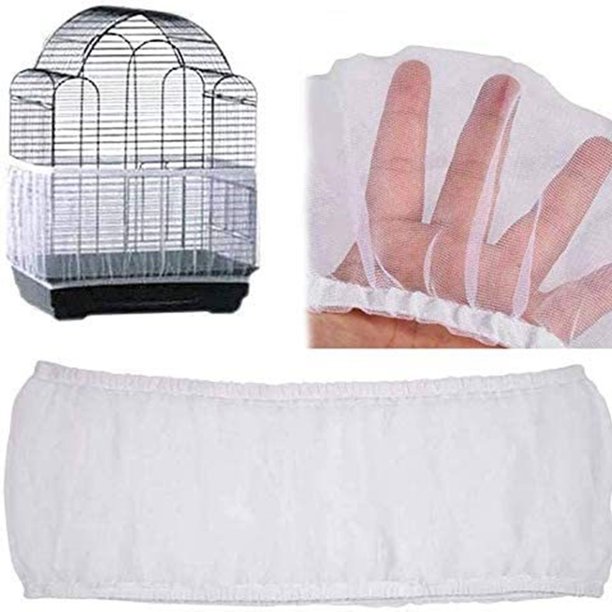 Cover Skirt for Bird Cage Nylon Airy Covers Soft Fabric Mesh For Bird