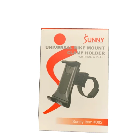Sunny Health & Fitness Mobile Phone And Tablet Clamp Mount Holder For Bikes, And