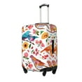 thumbnail image 2 of Naloa Flowers Birds And Butterflies Elastic Suitcase Protector, Travel Suitcase Protector Cover Fits 18-32in Suitcase - Medium, 2 of 9