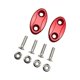 thumbnail image 4 of 2 piezas de soportes elevadores para espejo retrovisor de motocicleta para Yamaha R1 2007-2014 Rojo, 4 of 9