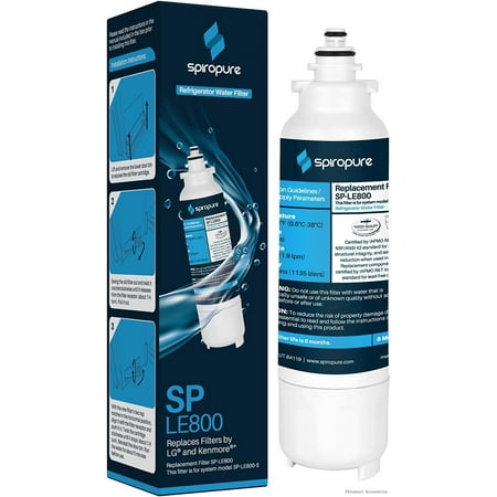 

sp-le800 nsf certified refrigerator water filter replacement for lt800p 9490 adq73613401s adq73613402 46-9490 (1 pack)