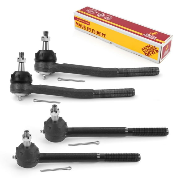 Metrix Premium Chassis Parts - 4 PC Inner & Outer Tie Rod End Kit Fits 91-96 Buick Roadmaster, 87-92 Cadillac Brougham, 77-96 Chevrolet Caprice, 77-85 Oldsmobile Delta, ES2020RLT, ES2019RLT