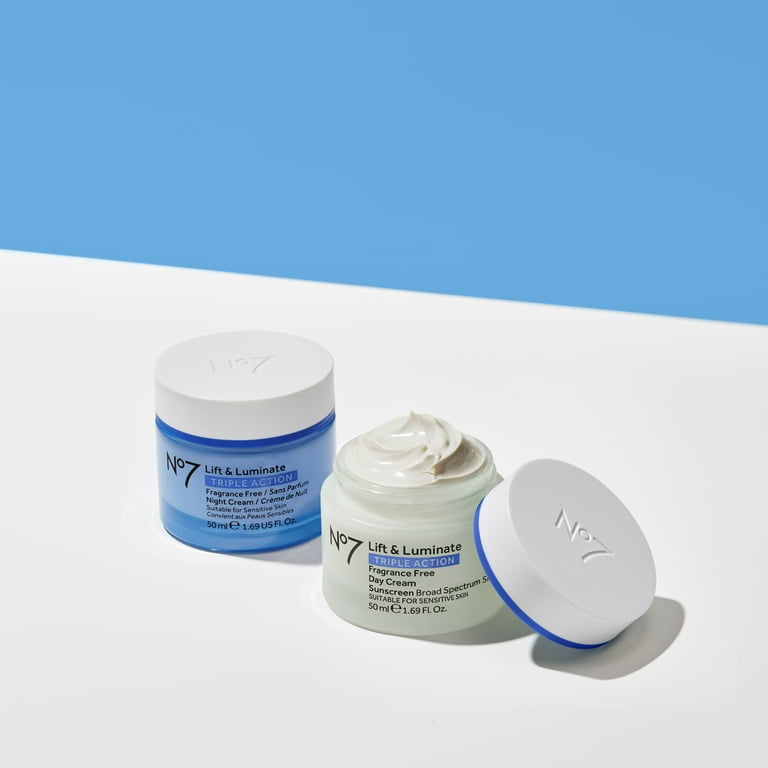 No7 Anti-Age, Moisturizing & Luminate Triple Action Day Cream, SPF
