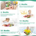thumbnail image 3 of beiens Baby Books Toys, Touch and Feel Crinkle Cloth Book for Infant Baby 0-3-6-12-18 Months, Early Development Interactive Stroller Soft Toys, Shower Gifts Christmas Stocking Stuffers for Boys Girls, 3 of 5