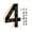 4-9IN, variant on Solar House Numbers For Outside, 9 Inch Solar Powered House Numbers, Waterproof Led Address Light, No Wiring