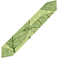 thumbnail image 2 of SKYSONIC Table Cloth Runner Green Leaves Mermaid Skins Table Runners 13x70in for Kitchen Dinner Table Party Holidays, 2 of 3