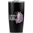 thumbnail image 2 of Unicorns Don'T Believe In You Either Stainless Steel 20 oz Travel Tumbler, Vacuum Insulated & Double Wall with Leakproof Sliding Lid | Great for Coffee/Hot Drinks and Cold Beverages, 2 of 6