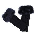thumbnail image 3 of Womens Mens Winter Gloves Gloves Winter Gloves Half Finger Gloves Warm, 3 of 3