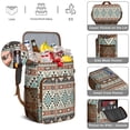 thumbnail image 2 of Aesthetic Earthy Cooler Backpack - 20L Insulated Leakproof Bag, Bohemian Design for Beach, 2 of 6