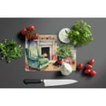 thumbnail image 3 of Schipperke Cozy Christmas Glass Cutting Board Large 12 in x 15 in, 3 of 5
