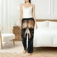 thumbnail image 4 of Fotbe Urban Bear With Headphones Pantalones de Pijama para Mujer, Pantalones de Dormir, Pantalones Pj con Cordón y Bolsillos-XX-Large, 4 of 6