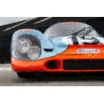 thumbnail image 4 of Stephen Chambers 18x13 White Modern Wood Framed Wall Art Titled - Porsche 917 Gulf 13, 4 of 6