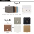 thumbnail image 5 of 50pcs/lot 3.8x4.8cm Solid Kraft Paper for Jewelry Display Packing Black, 5 of 6