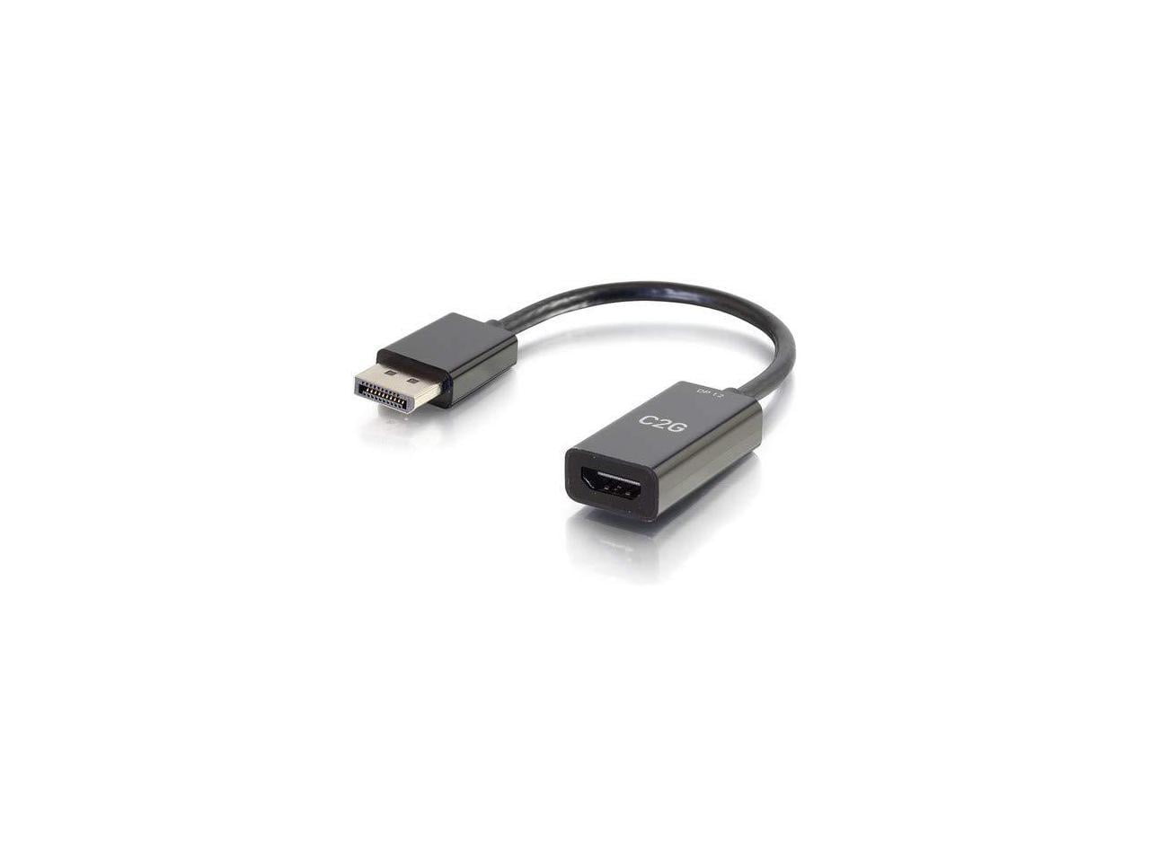 C2G 54431 8in DisplayPort to HDMI Adapter 4K 30Hz Passive - Black