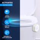 thumbnail image 5 of Paquete de 2 luces nocturnas para inodoro, lámpara LED activada por sensor de movimiento, 7-Co, 5 of 5