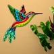 thumbnail image 5 of Estatuas de pájaros de ,arte de pared estatua de colibrí decoración al aire libre,colgante pared escultura jardín decoración ,decoración de pared colibrí shamjiam Estatuas de pájaros de arte de pared, 5 of 5