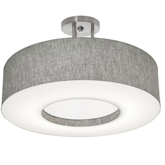AFX  Montclair 19'' Semi-Flush Grey