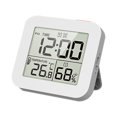thumbnail image 1 of LCD Digital Display Hygrothermograph Humidity Meter Temprature Meter Multifunctional Clock Timer Recyclable Timing Two Sets of Alarms Clock, 1 of 9