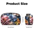 thumbnail image 5 of Fragmented Flowers Travel Cord Organizer Case Small with Cable Organizer, USB Pouch, and Phone Charger Organizer - Oxford Cloth Waterproof Storage Bag for Electronic Devices - 5.9x9.44x3.14 in, 5 of 6