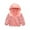 Pink, variant on Utoimkio Toddler Baby Boys Girls Hooded Jackets Spring Fall Cartoon Print Coat Lightweight Windproof Outwear Kids Zipper Up Hooded Jackets for Kids 3-9 Years