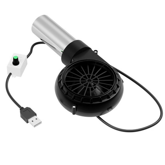 BBQ Air Blower with USB Switching Cable Efficient Fire Starting Grill Ignites