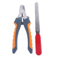 thumbnail image 4 of Flmtop Professional Pet Dog Cats Alloy Nail Pliers Scissor Trimmer Clipper + File Set, 4 of 8