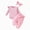 H152-Pink, variant on TOWED22 Newborn Baby Girl Outfits Long Sleeve Solid Color Romper Pants Headband Fall Winter Clothes 3Pcs,0-3 M