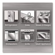 WEIMAN Stainless Steel Wipes, 7 X 8, 30/Canister