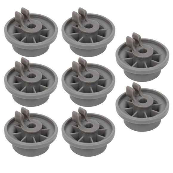 BQLZR 8Pcs 165314 Dishwasher Lower Rack Roller Replace 00420198 420198
