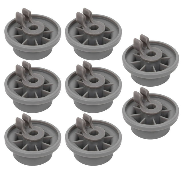 BQLZR 8Pcs 165314 Dishwasher Lower Rack Roller Replace 00420198 420198