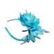 thumbnail image 2 of Diadema Ornamento para el Cabello Qarigey Ceremonia Boda Pluma Flor Azul, 2 of 6