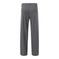 thumbnail image 5 of DHFJKG Dress Pants For Men Wide Leg Loose Fit Casual Business Flat Front Solid Color Stretch Pants Cozy Trousers, 5 of 5