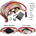 thumbnail image 3 of Boho Artistic Tribal Crossbody Bag for Women Colorful Ethnic Style Shoulder Corduroy Sling Purse Adjustable Strap, 3 of 5