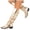 Gold, variant on Knee High Boots for Women Pointed Toe Block Heel Pull On Shoes Fall Slouch Ruched Casual Walking Fashion Comfortable Booties Gold 7
