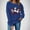 Blue, variant on HOMBOM Winter Sweatshirt for Women Christmas Brown Pullover Cute Graphic Crew Neck Long Sleeve Womens Tops