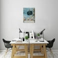 thumbnail image 7 of Modern Artwork for Your Home 12x16 Framed Pictures & Rustic 'God Says You Are' Painting Prints on Ocean Nautical Canvas Wall Art, Coastal Seashell Wall Decor for Bathroom, Living Room, Bedroom, 7 of 7