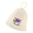 thumbnail image 2 of pitrice Sauna Hat Russian Banya Cap Saunahut Saunahattu 100% Wool Felt Pattern, 2 of 7