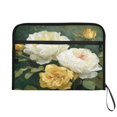 thumbnail image 7 of Organ Folder 14.2 x 0.8 x 10.6 Inches 13 Separate Pockets A4 Size Documents Folder A Sort Storage File Manager For The Home Office White Peony Olive Green, 7 of 7