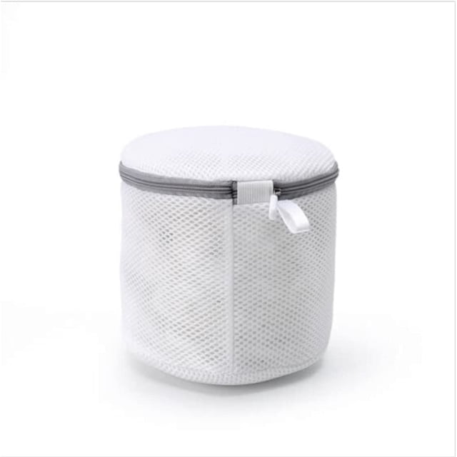 Bolsa de lavado de malla para ropa interior y inserciones de sujetador, bolsa de lavandería de lencería de malla estructurada para proteger delicados, cierre de cremallera