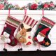 thumbnail image 2 of Christmas Sock Kids Candy Bag Gift Santa Claus Snowman Socks Xmas Tree Ornament Christmas Stocking Decoration for Home, 2 of 3