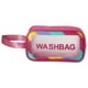 thumbnail image 1 of 1 Pc Bolsa de Maquillaje Transparente Conveniente para Mujeres para Vacaciones, Camping y Viajes de Negocios Color Rosa Rojo-M, 1 of 4