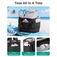 thumbnail image 2 of Bolsa Tote BAGSMART Grande Expandible 32L Reutilizable para Mujer Color Azul Marino, 2 of 8