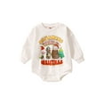 thumbnail image 1 of Faithtur Barboteuse de Noël pour Bébés Filles Garçons Imprimé Cactus Col Rond Manches Longues Combinaisons Automne Hiver, 1 of 9