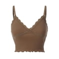 thumbnail image 1 of MixMatchy Women's Scalloped Lace Cami Crop Top, 1 of 4
