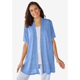 thumbnail image 6 of Woman Within Plus Size Lightweight Open Front Cardigan Sweater, 6 of 6