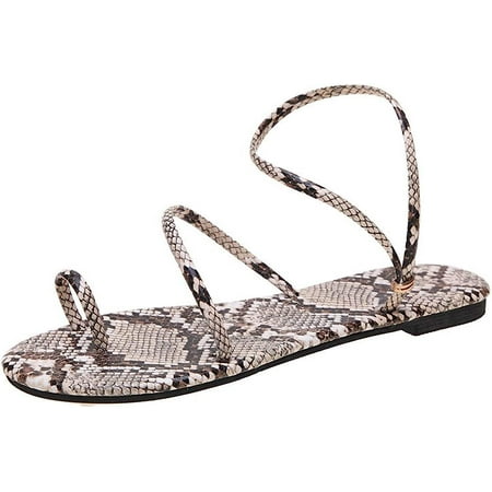 Women s Fashion Sandals Flat-Bottom Beach Shoes Flip-Flop Sandals