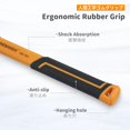 thumbnail image 4 of BOOSDEN Mazo de Goma 36oz, Martillo de Goma con Gancho, Martillo con Cabeza Maciza y Mango Ergon&oacute;mico, Martillo de Cara Blanda, No Da&ntilde;a para Suelos, Carpinter&iacute;a y Camp, 4 of 6